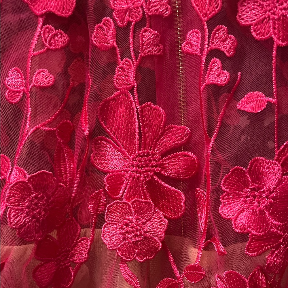 Bronx and Banco Bouquet Maraya Dress Fushia - Picture 4 of 5